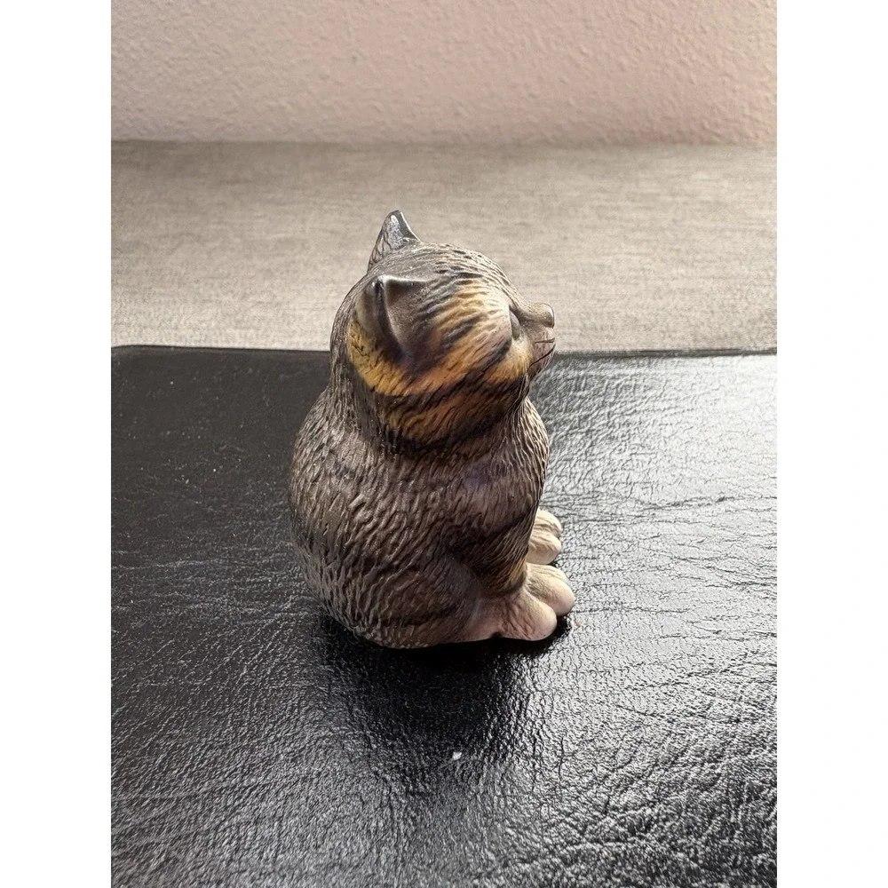 Vintage 1983 Harvey Knox Goebal Art Cat Figurine‎ Tabby Stripe 2.5